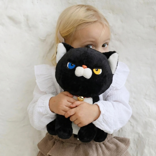 Fabio Odd-Eyed Cat Plush Toy — Animal Kids Toy