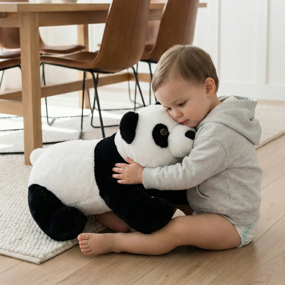 Antonio Sleepy Panda Plush Toy – Soft Stuffed Panda for Babies & Toddlers