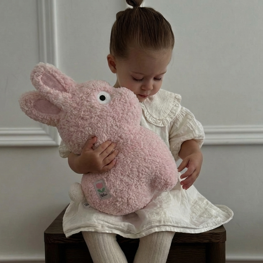 Aria Fuzzy Rabbit Plush Toy — Baby Toy