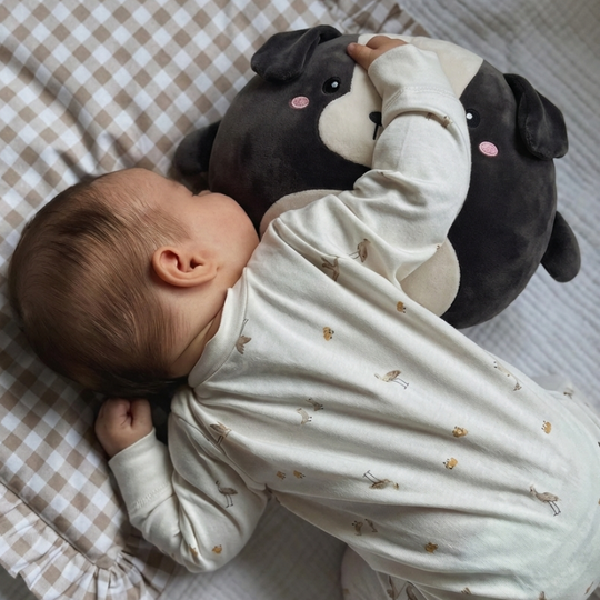 Margareta Round Puppy Plush Toy — Baby Toy