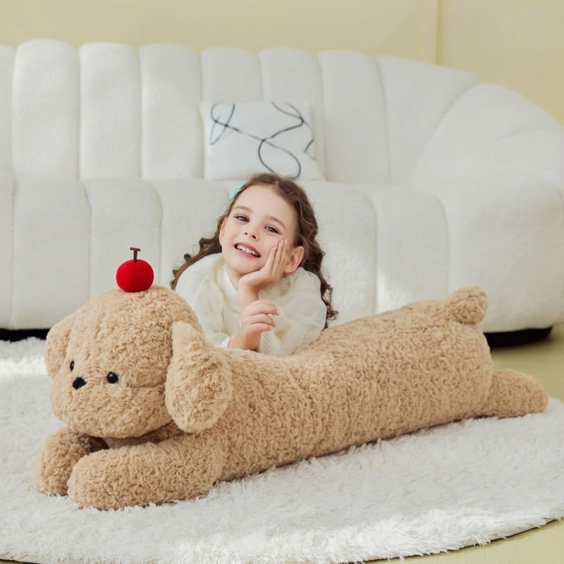 Rosinae — Dog Bolster Plush Toy  Animal Kids Toy