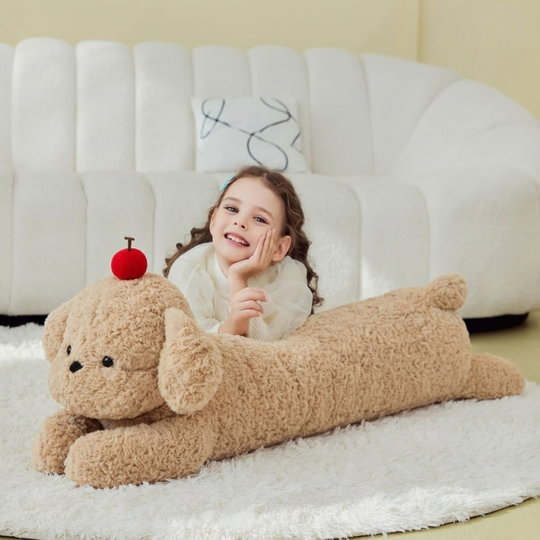 Rosinae — Dog Bolster Plush Toy  Animal Kids Toy