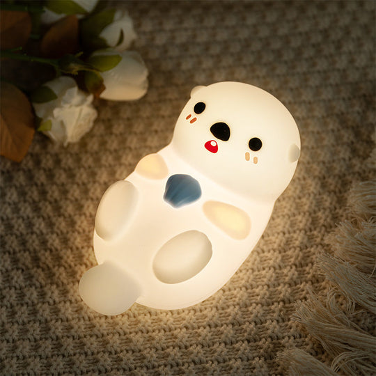 GlowFriends Otter LED Night Light Limited - Tap Lamp - Bedside Lamp