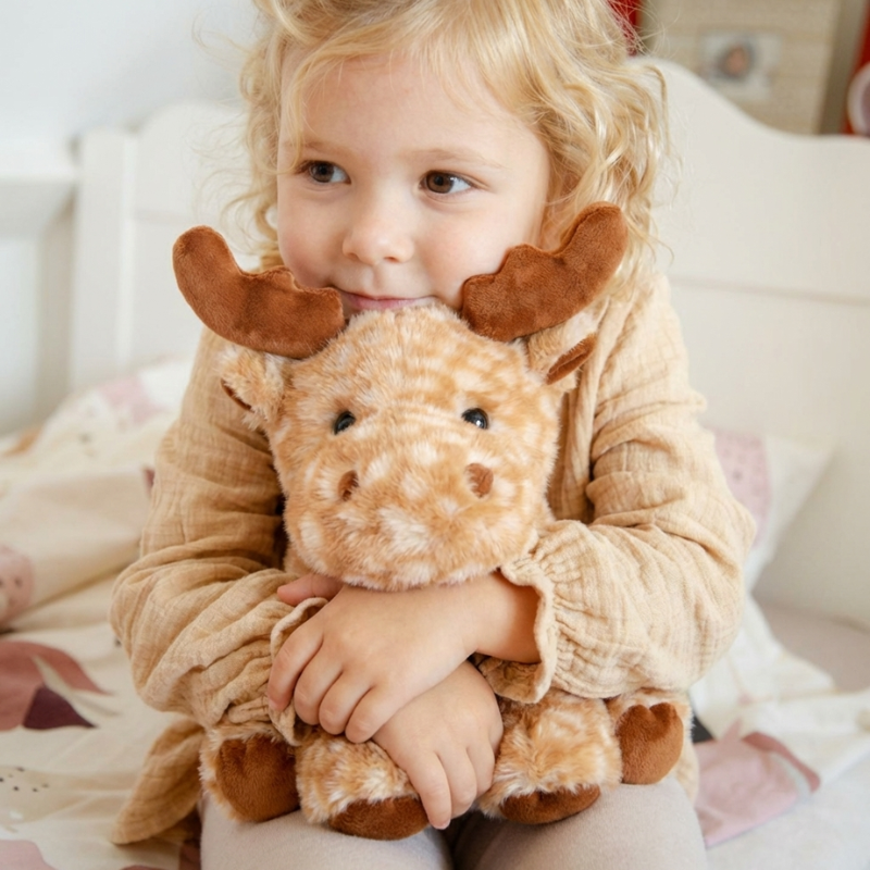 Océane Elk Plush Toy for Kids — Soft Stuffed Animal