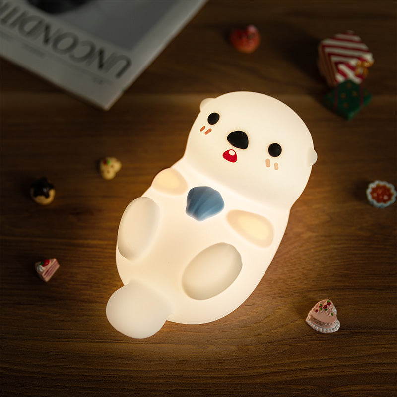 GlowFriends Otter LED Night Light Limited - Tap Lamp - Bedside Lamp