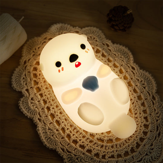 GlowFriends Otter LED Night Light Limited - Tap Lamp - Bedside Lamp