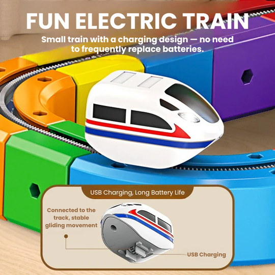 Tracki 3D Train Building Set –  Kid Toy