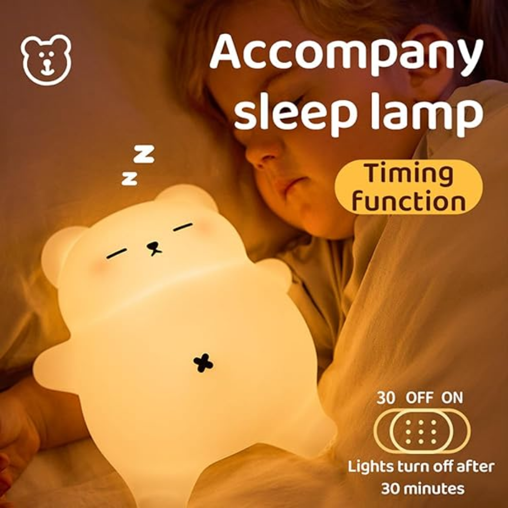 BearLight Night Light – Soft LED Lamp for Kids & Toddlers