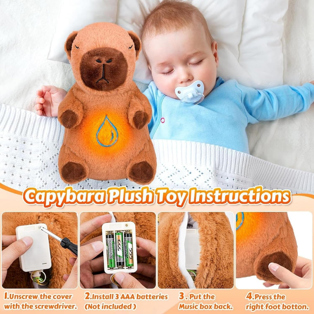 Calmara Plush Toy – Breathing Stuffed Animal for Kids & Toddlers