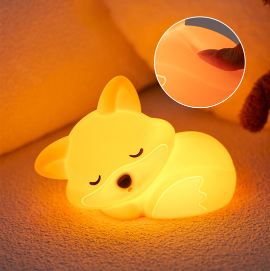 GlowFriends Fox Night Light - Kids Bedside Lamp - Perfect Gift