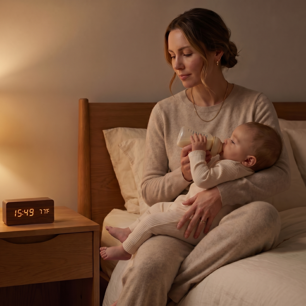 WoodAlarm – Wooden LED Alarm Clock