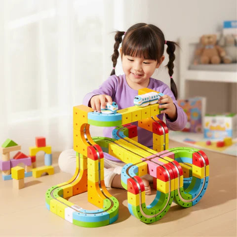 Tracki 3D Train Building Set –  Kid Toy