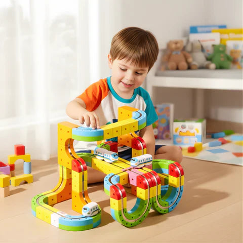 Tracki 3D Train Building Set –  Kid Toy