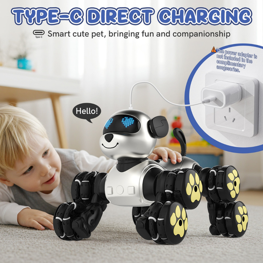 RoboPup Robot Toy – RC Interactive Robot Dog for Kids