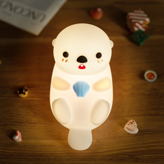 GlowFriends Otter LED Night Light Limited - Tap Lamp - Bedside Lamp