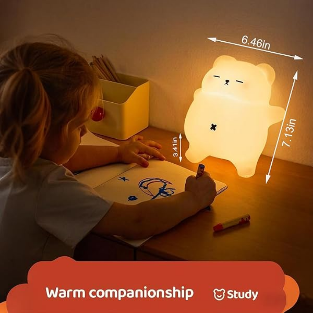 BearLight Night Light – Soft LED Lamp for Kids & Toddlers