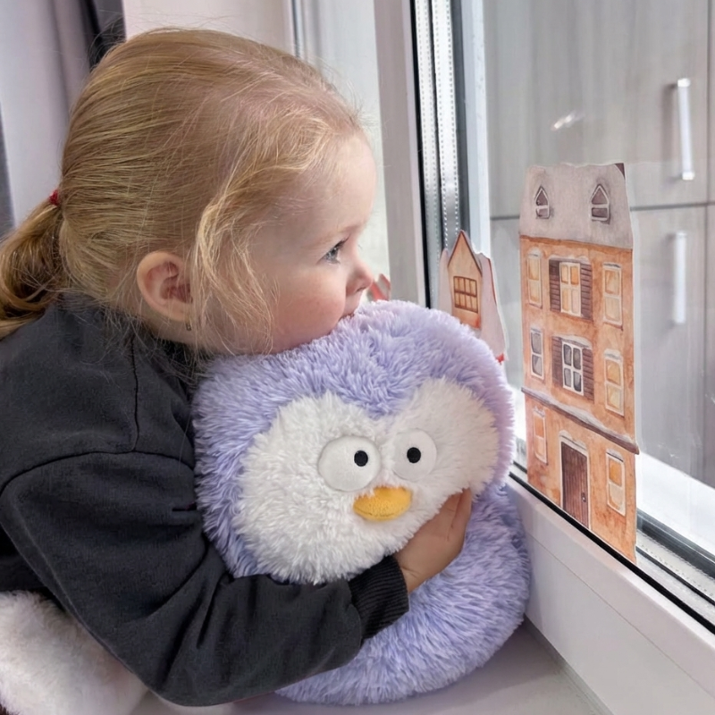 Alva Snuggly Penguin Plush Toy — Baby Soft Toy