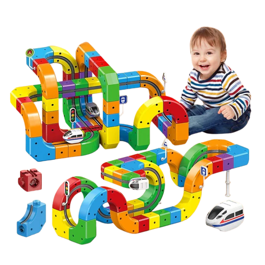 Tracki 3D Train Building Set –  Kid Toy