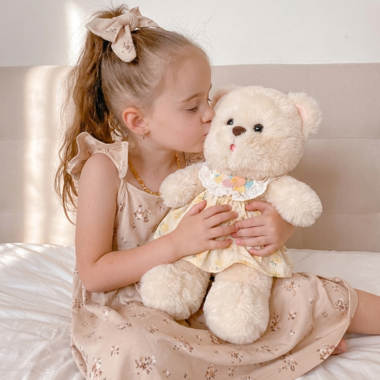 Daniela Flower Bear Plush Toy — Baby Soft Toy