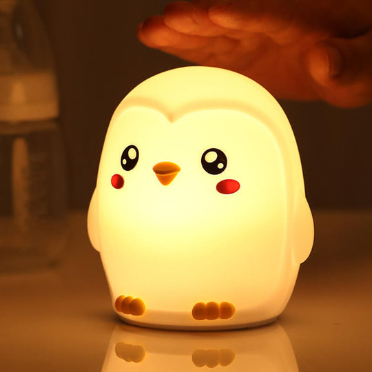 PenguinGlow Night Light – Soft Silicone Lamp for Kids & Toddlers