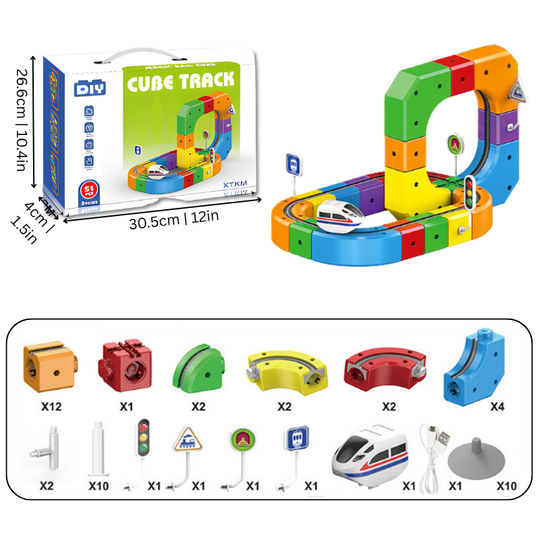 Tracki 3D Train Building Set –  Kid Toy