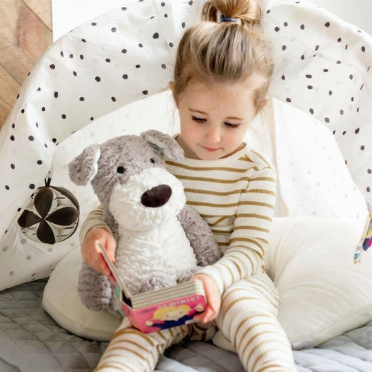 Anaïs Sitting Schnauzer Plush Toy — Kids Toy