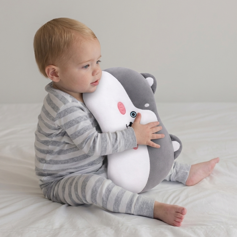 Polina Shocked Husky Plush Toy — Soft Toy