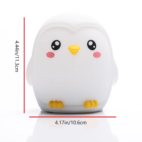 PenguinGlow Night Light – Soft Silicone Lamp for Kids & Toddlers