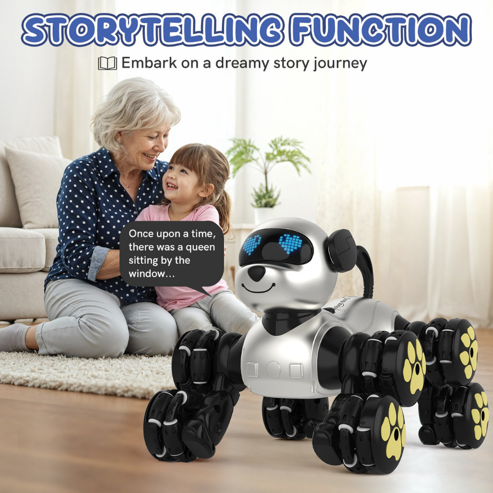 RoboPup Robot Toy – RC Interactive Robot Dog for Kids