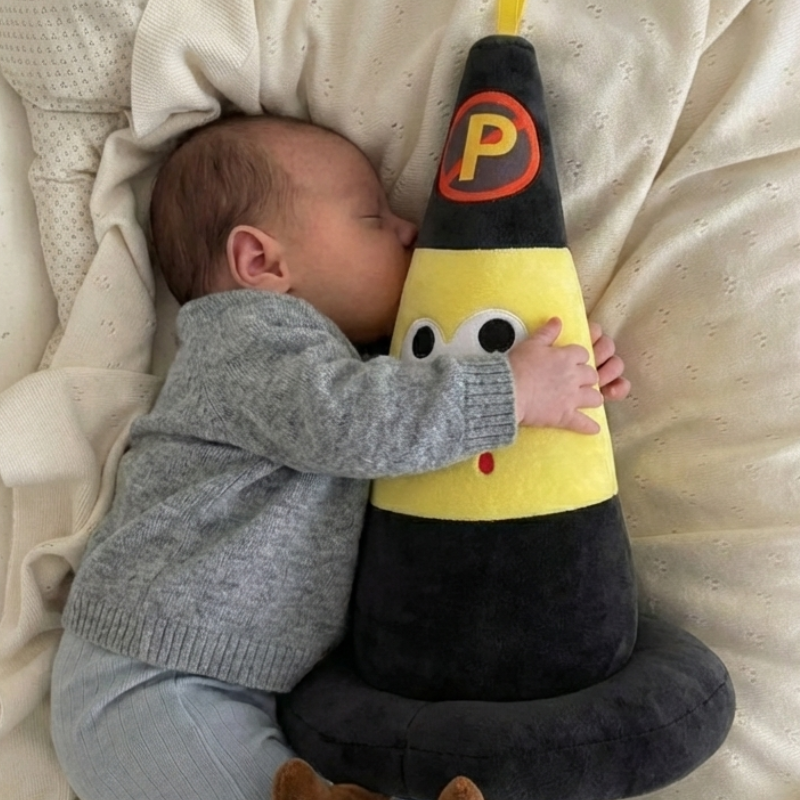 Michael Road Cone Plush Toy — Soft Toy for Kids