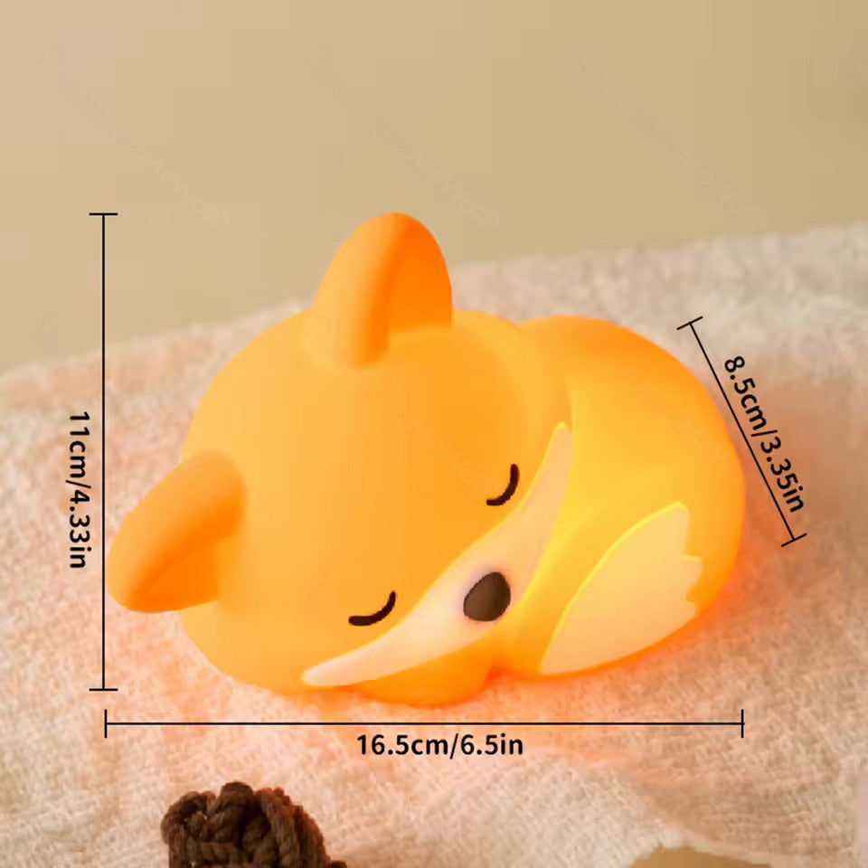 GlowFriends Fox Night Light - Kids Bedside Lamp - Perfect Gift