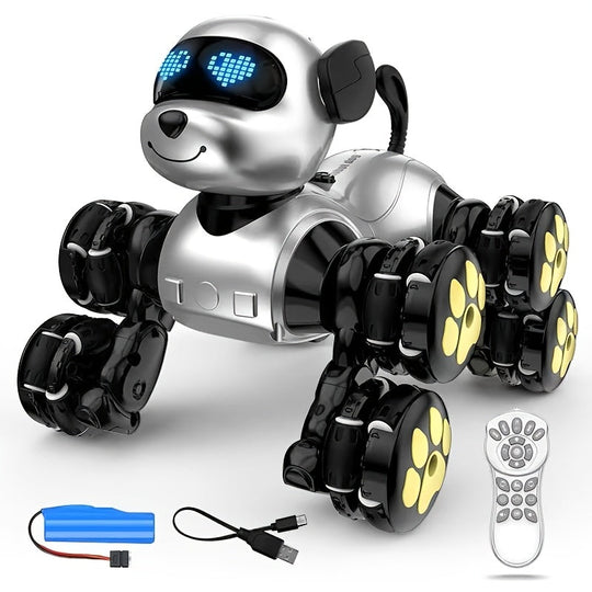 RoboPup Robot Toy – RC Interactive Robot Dog for Kids