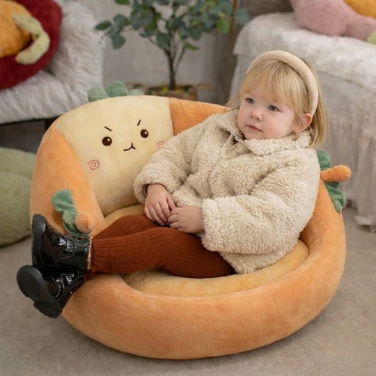 Beata Carrot Seat Plush Toy — Baby Soft Toy