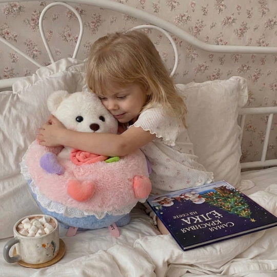 Orina Bear Bouquet Plush Toy —  Animal Soft Toy for Kids