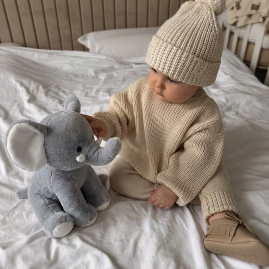 Lena Gentle Elephant Plush Toy — Baby Soft Toy
