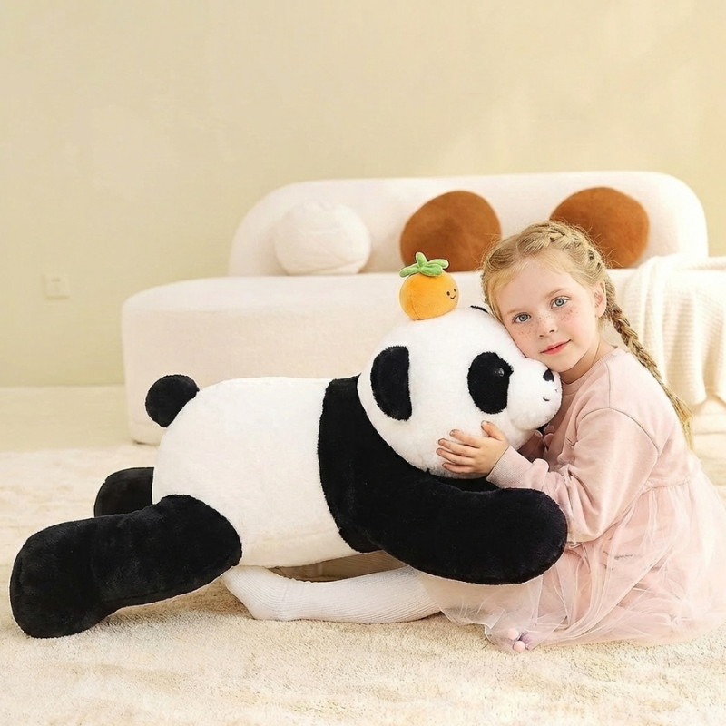 Amelie   Lying Panda Plush Toy — Baby Soft Toy