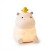 GlowFriends Hippo Night Light – Soft Silicone Kids Bedside Lamp