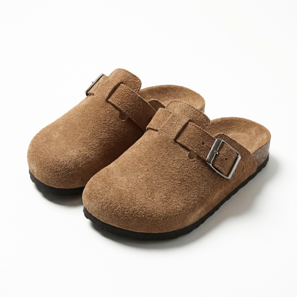 KidStep Cork Slippers for Kids – Comfortable Anti-Slip Indoor Sandals