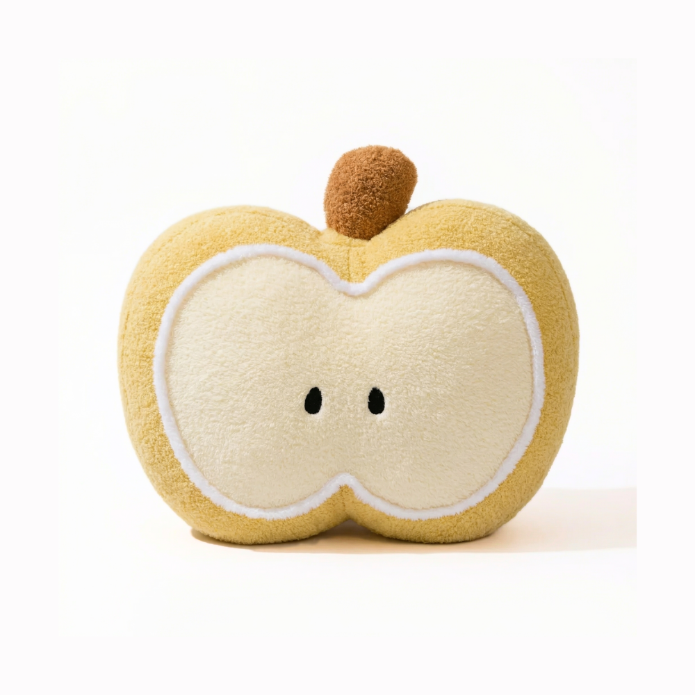 AppleDream Plush Cushion Toy – Apple Stuffed Pillow for Kids