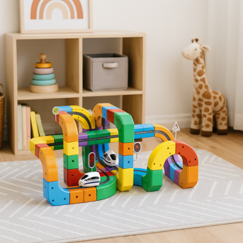 Tracki 3D Train Building Set –  Kid Toy