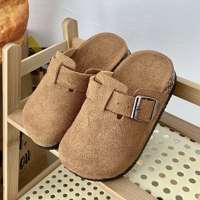 KidStep Cork Slippers for Kids – Comfortable Anti-Slip Indoor Sandals