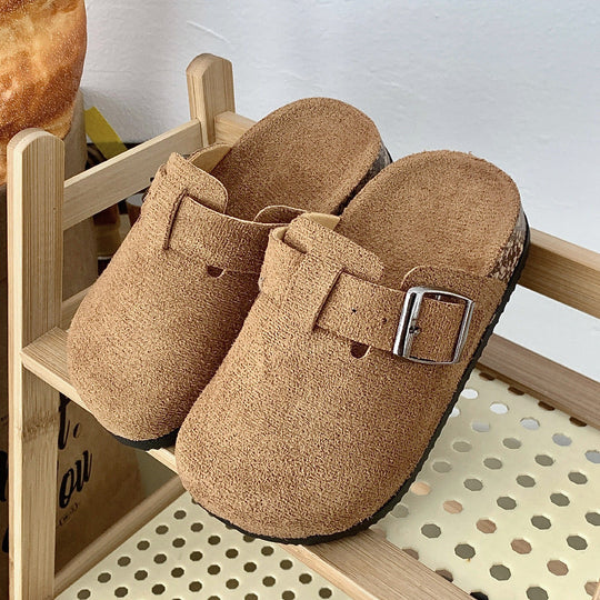 KidStep Cork Slippers for Kids – Comfortable Anti-Slip Indoor Sandals