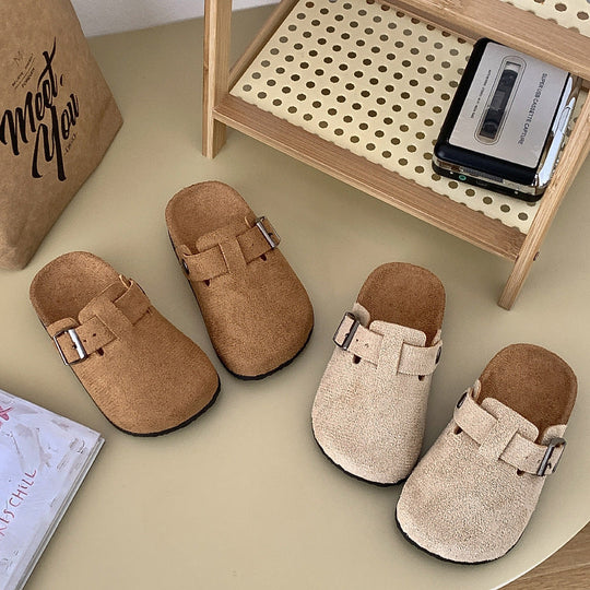 KidStep Cork Slippers for Kids – Comfortable Anti-Slip Indoor Sandals