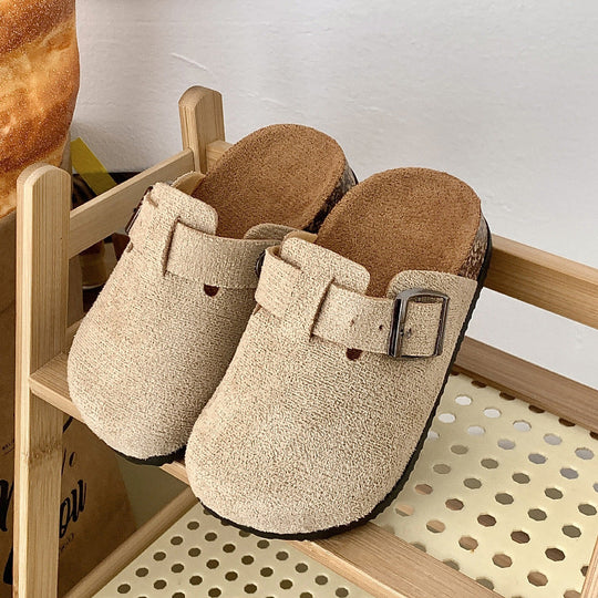 KidStep Cork Slippers for Kids – Comfortable Anti-Slip Indoor Sandals