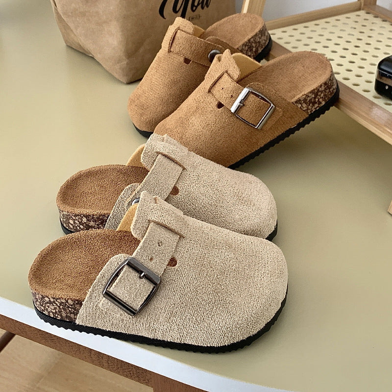 KidStep Cork Slippers for Kids – Comfortable Anti-Slip Indoor Sandals