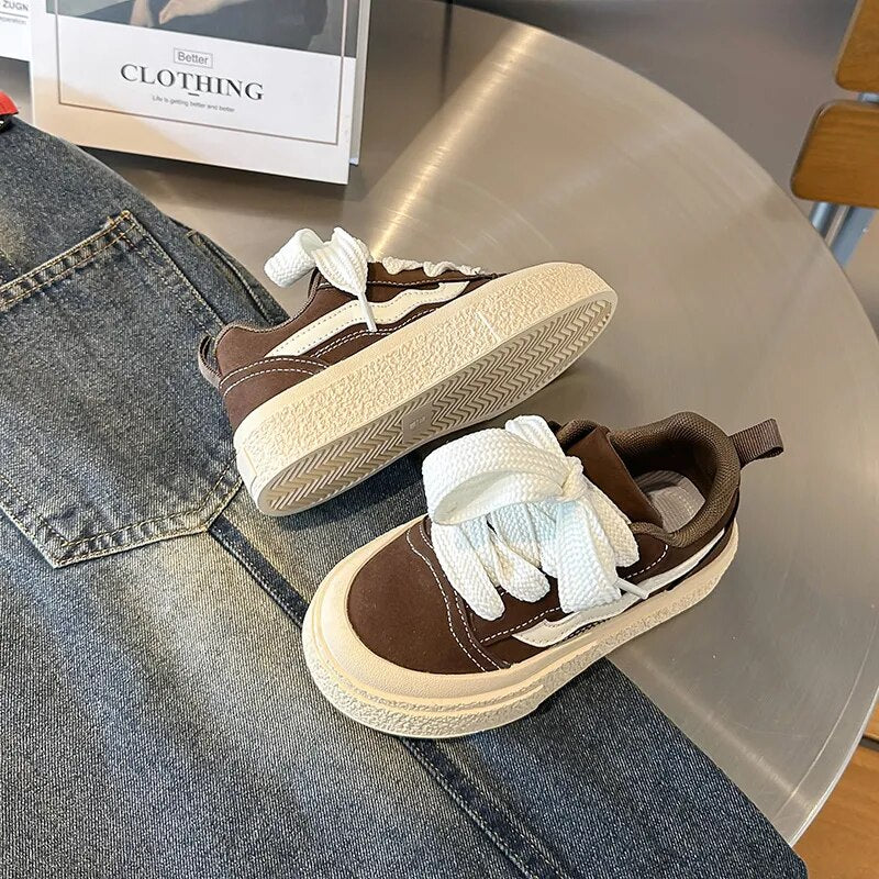 Milo & Moon Platform Sneakers – Children’s Casual Shoes