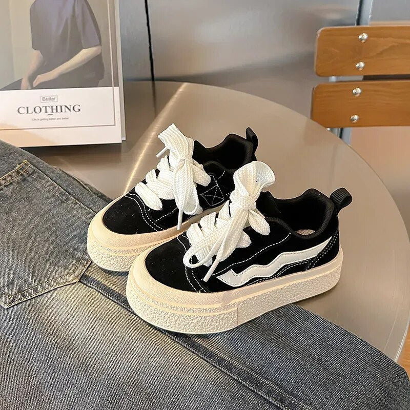 Milo & Moon Platform Sneakers – Children’s Casual Shoes