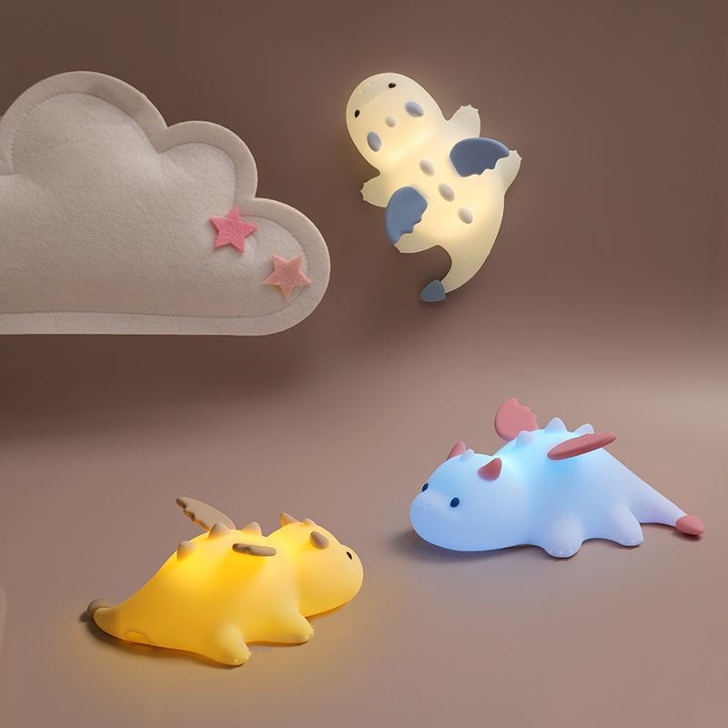 GlowFriends Dragon LED Night Light - Perfect Gift for Kids and Girls