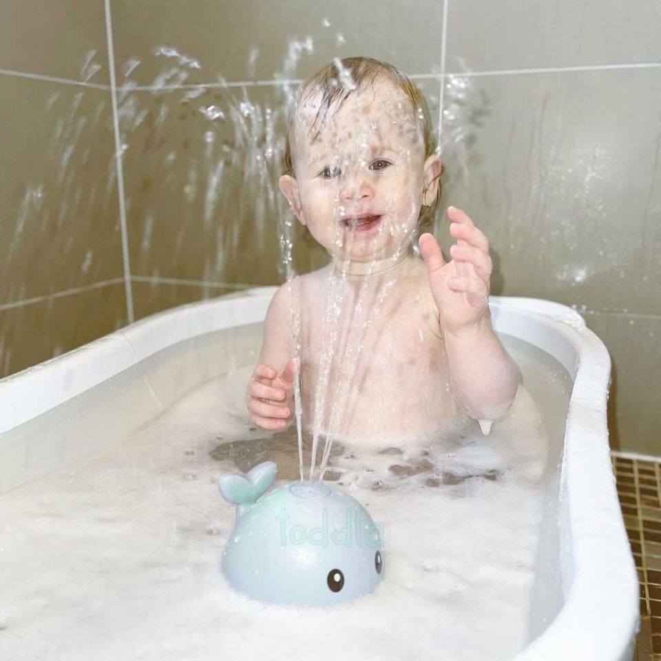 SplashWhale Bath Toy – Water Spray Baby Toy for Kids & Toddlers