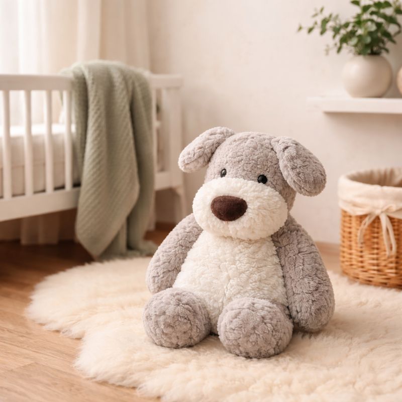 Anaïs Sitting Schnauzer Plush Toy — Kids Toy